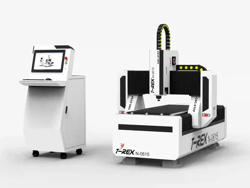 Mill T-Rex N-0615 CNC control panel and stepper motors