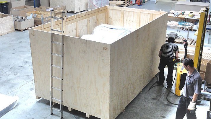 milling machine shipping box