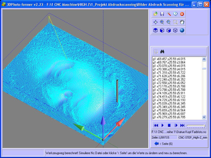 CNC D Scann Scanning milling prototyping