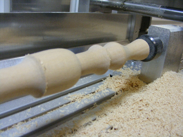 Wood turning and wood lathe