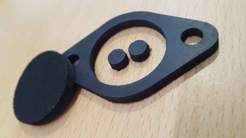 gummi schneiden messer maschine